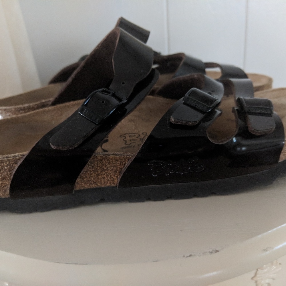 Birkki by Birkenstocks chocolate brown sandals